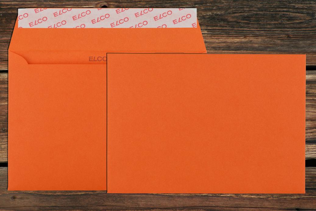 Briefhüllen C6 114x162 mm Haftklebend Orange 100 g/qm